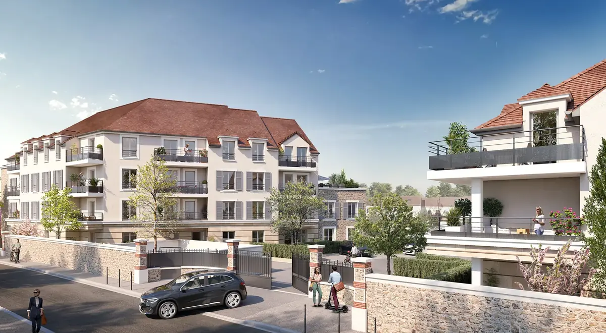 Résidence L'Orée du Parc à Lieusaint, façade