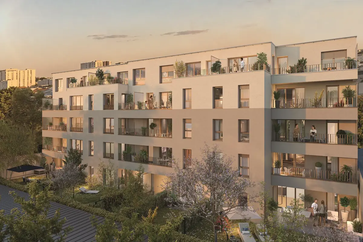 Résidence Le Lumen à Aubervilliers, vue 2